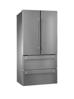 Smeg Fq55Fx-1 American Style 2-Door, 2-Drawer Frost Free Fridge Freezer